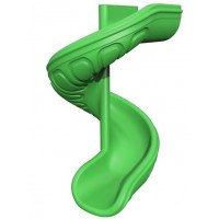 Гвинтовий спуск пластиковий зелений Туреччина 200 см